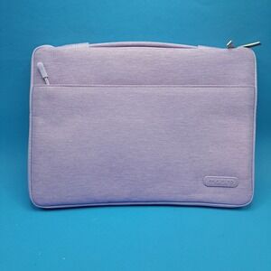 MOSISO Laptop Sleeve Purple 14 Inch‎ Slim Zipper Case Soft Padded Carry Bag Tech